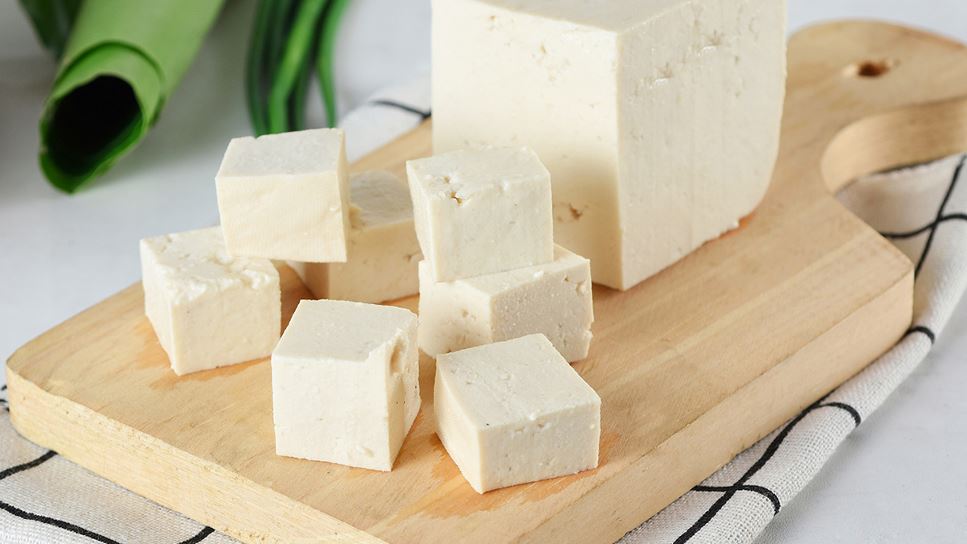 As an alternative to eggs in savory recipes, you can use fresh raw white tofu.