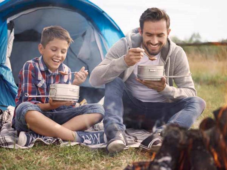 Family Cooking while Camping - 5 Food Tips for Camping and Hiking