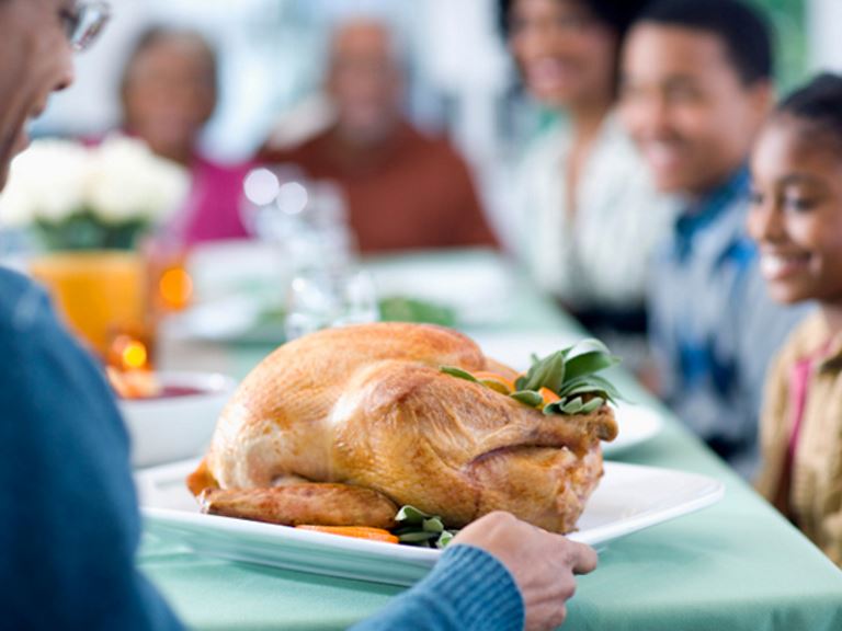 Presenting the turkey - 8 Tips for Allergy-Free Holidays