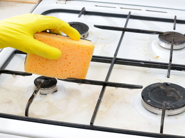 cleaning stove