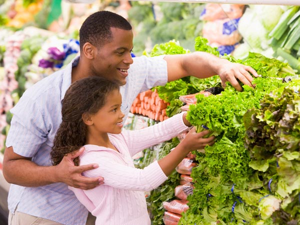 different kinds of lettuce and greens