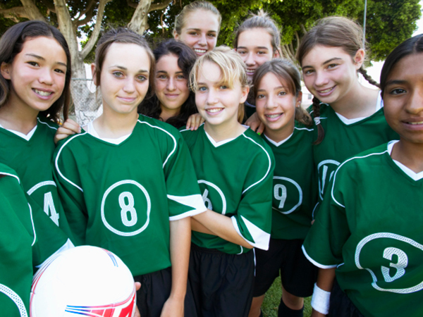 Girls soccer team - Preventing RED-S in Young Female Athletes