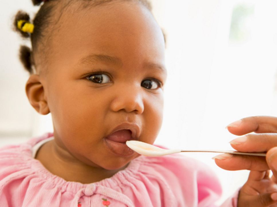 Baby eating solid food - 4 Infant Supplements to Ask Your Pediatrician About