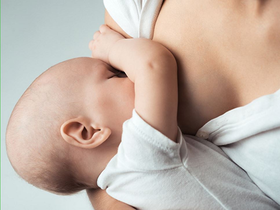 Baby breastfeeding