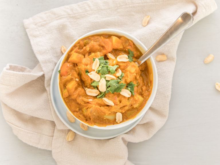 African Style Pumpkin and Peanut Stew