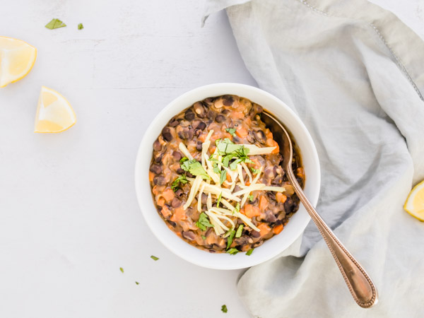 Black Bean Soup with Miso and Ginger Recipe