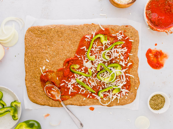 Brown Rice and Flaxseed Pizza Crust Recipe