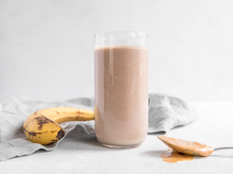 Chocolate Banana Peanut Butter Smoothie Recipe