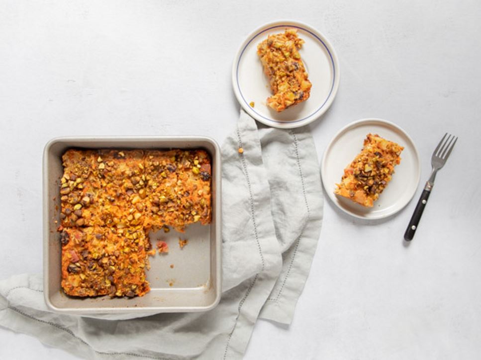 Cinnamon-Spiced Carrot and Apple Kugel Recipe