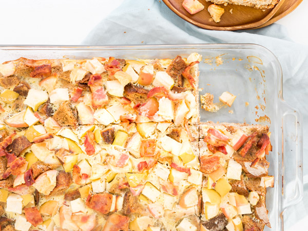 Apple Bacon Egg Casserole