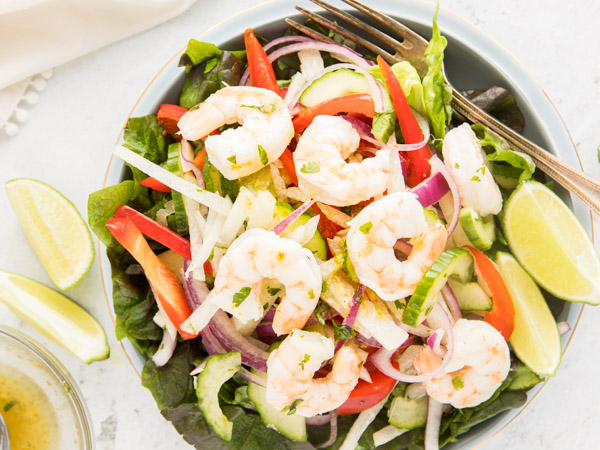 Jicama Shrimp Salad