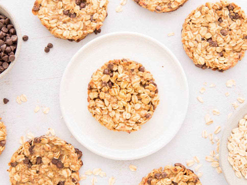 oat banana breakfast cookies