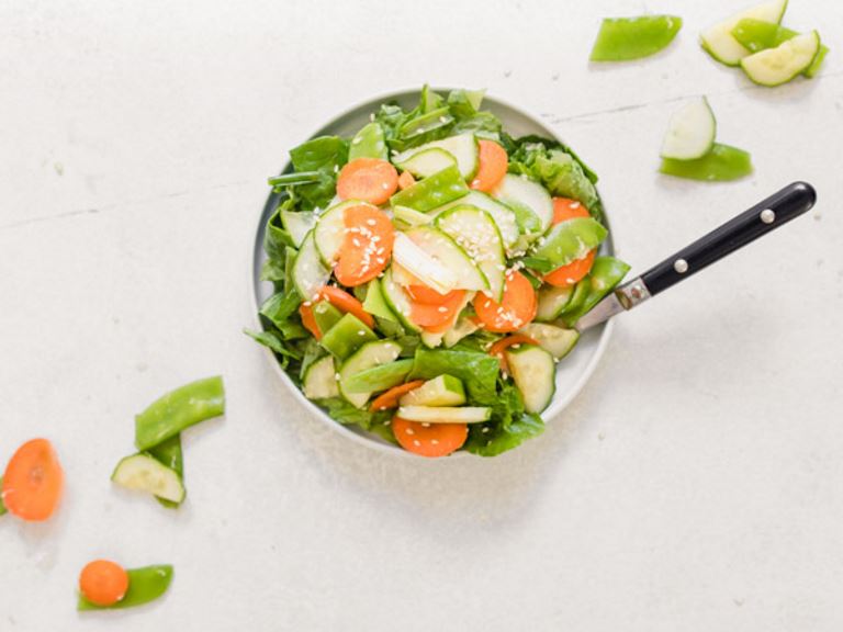 Pickled Vegetable Salad with Sesame Seeds Recipe