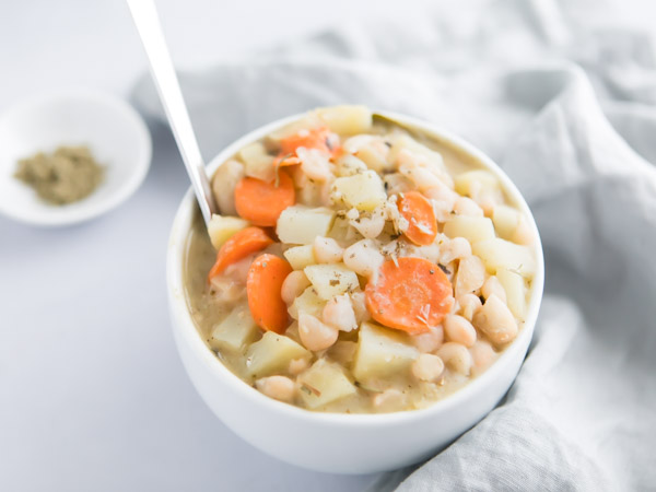 Quick Potato, Vegetable and Bean Stew Recipe