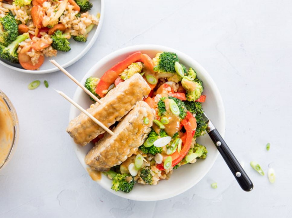 Veggie Stir Fry with Tempeh