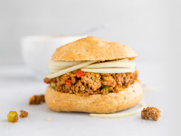 Rezept für Sloppy Joes mit Gemüsefüllung