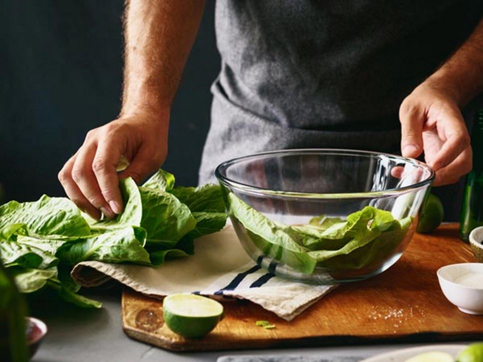 Vietnamese-Style Shrimp Lettuce Rolls with Chile-Lime Sauce Recipe