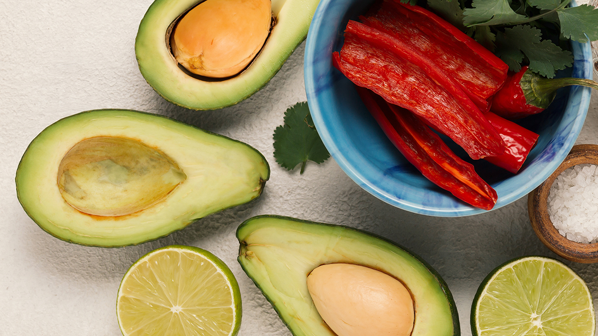 Crabmeat Causa Topped with Avocado, Bell Pepper and Olives Recipe