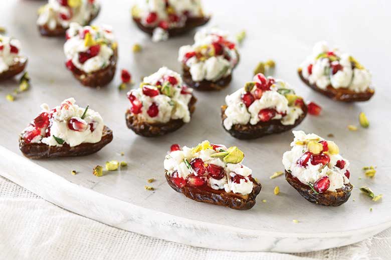 Goat Cheese-Stuffed Dates