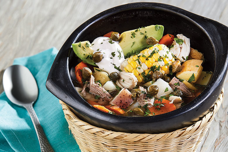 Rustic Chicken and Beef Stew