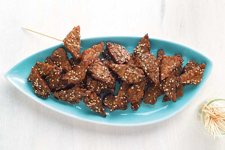 Sesame Maple Tempeh Jerky